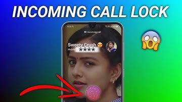How To Hide Incoming Call Number | Incoming Call Lock Feature in Android, Only you Can Receive Calls
