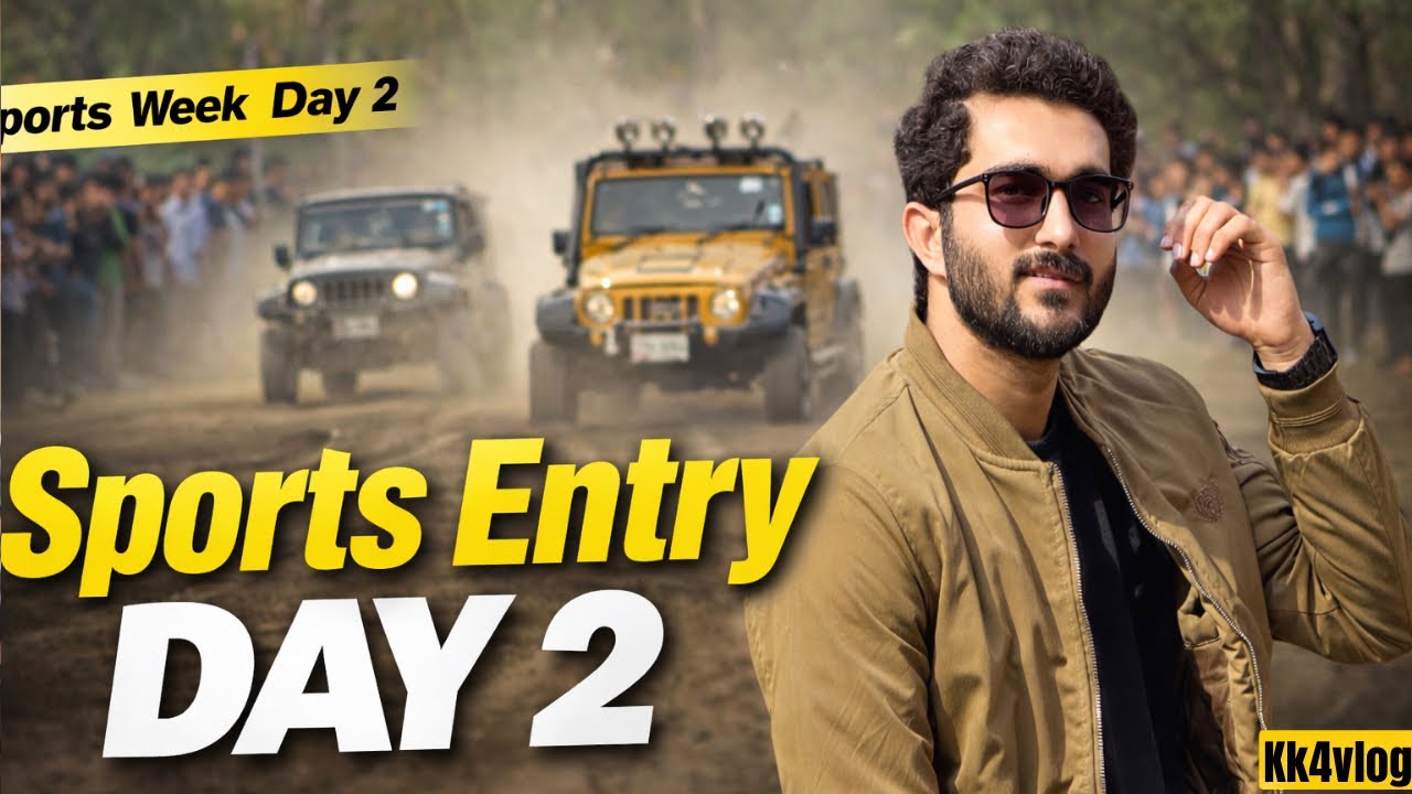 Sports Week Day 2 Jeep Rally 🚙 | Fun, Food, Games Aur Full Masti