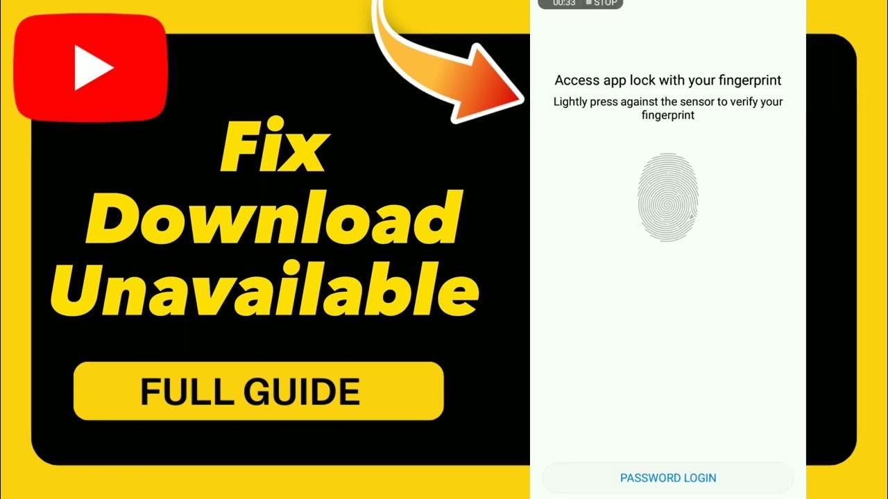 How to Fix Download Unavailable on YouTube YouTube