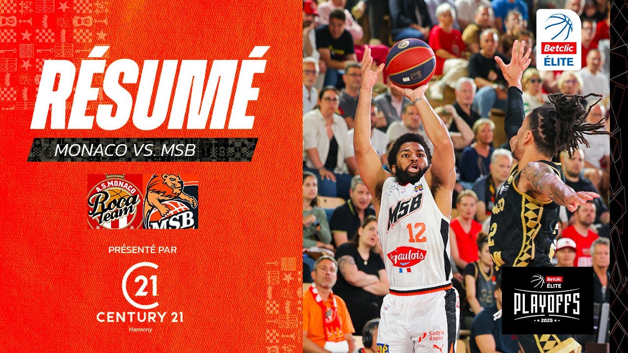 🎥 Highlights Monaco vs MSB | Playoffs Quart de finale match 1 - YouTube
