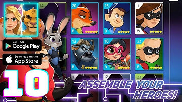 Disney Heroes: Battle Mode - Gameplay Walkthrough Part 10 (iOS, Android)