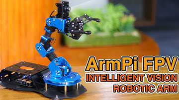 Hiwonder ArmPi FPV AI Vision Raspberry Pi ROS Robotic Arm with Python Open Source