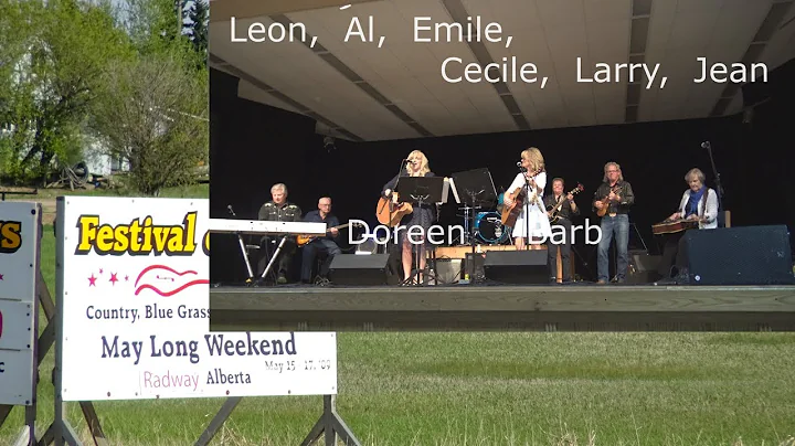 Doreen & Barb with Backup Band at the Alberta Fest...