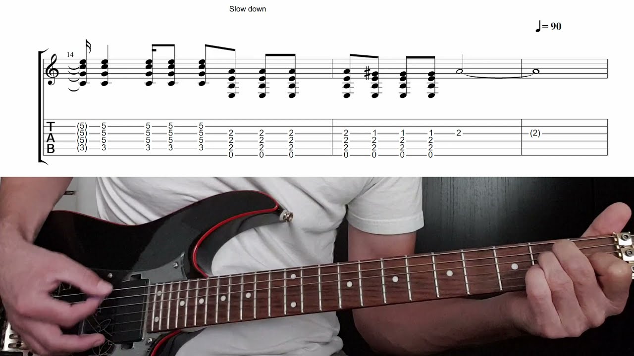 Ecstasy of Gold (rhythm guitar, standard tune TABS) Metallica (Ennio