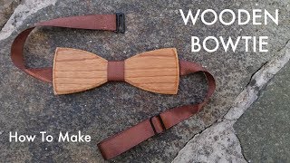 How to make A Wooden Bowtie (another design) // Woodworking // My Cellar Workshop
