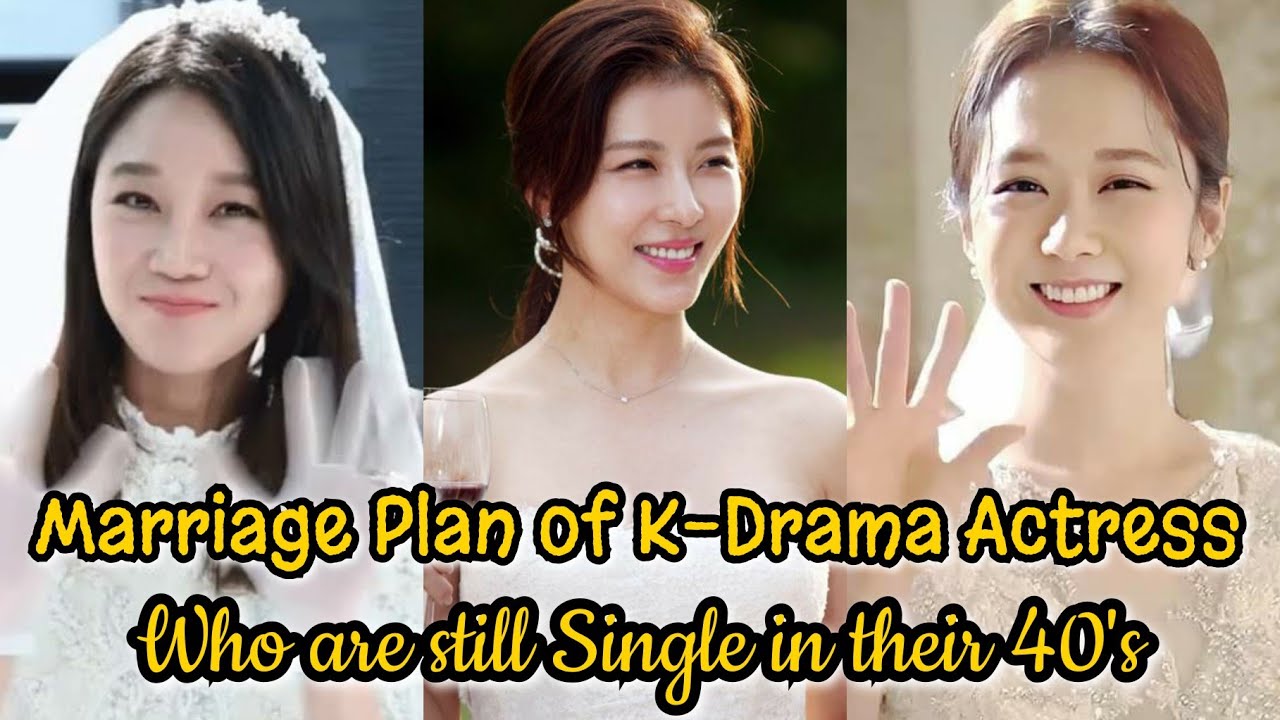 Marriage Plan of KDrama Actress Who are still Single in