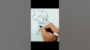 Drawing Pico from Friday Night Funkin #shorts