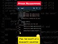❤️ Find the roots of a quadratic equation in Python 🐍#coding #python #shorts