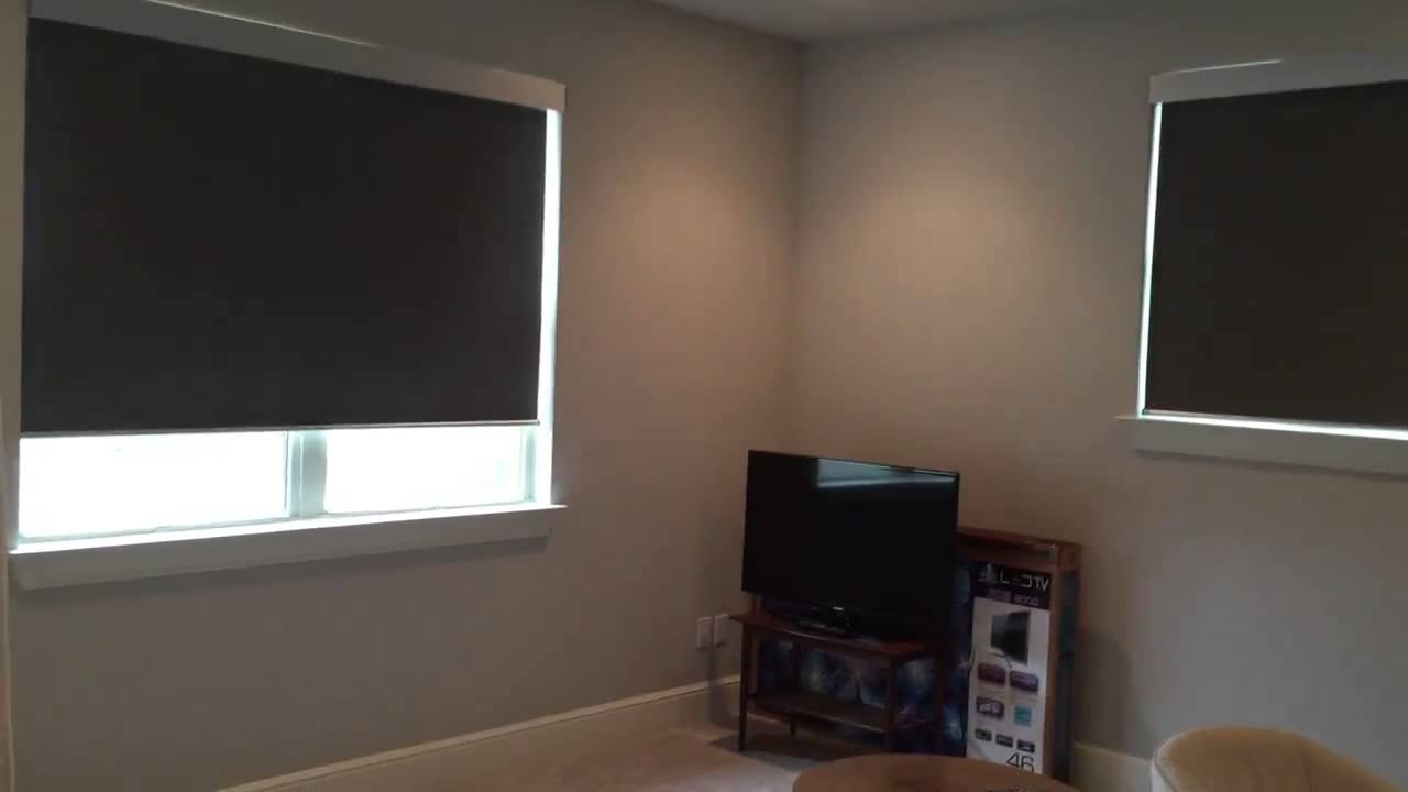 Battery Operated Roller Shades in TX by Blind Faith www