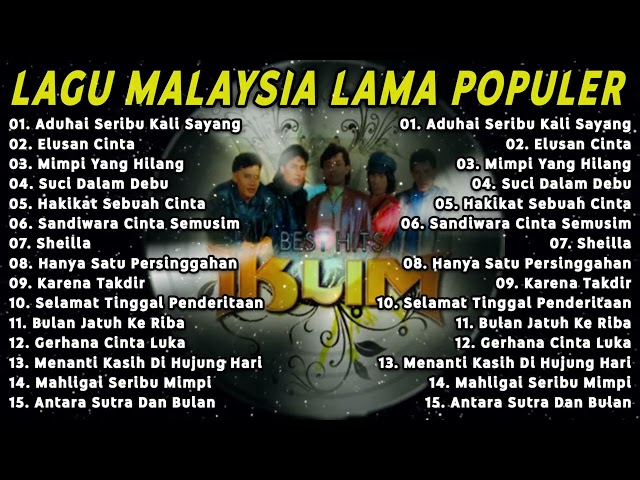 Lagu Malaysia Populer || IKLIM FULL ALBUM - Aduhai Seribu Kali Sayang, Menanti Kasih Di Hujung Hari class=