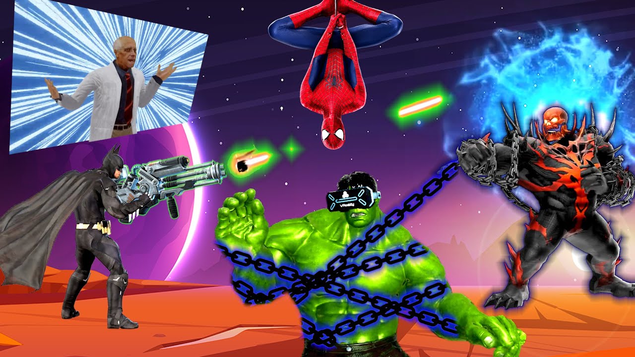 الجمجمة الحمراء تهاجم الابطال الخارقين