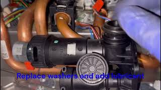 How to replace diverter valve on a Vaillant Eco tec boiler step by step