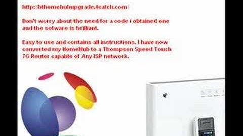 Unlock A BT Home Hub To Any ISP