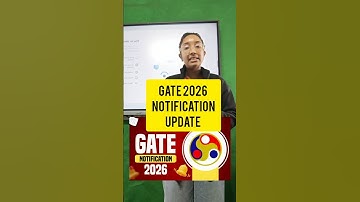 GATE 2026 NOTIFICATION UPDATE #gatexl #gatebt #gate2026 #csirnetadda247
