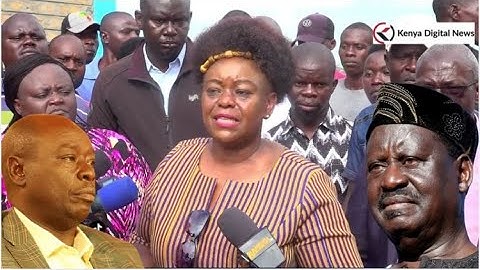 Millie Odhiambo on DP Gachagua impeachment: 'Leave Raila out of it and we'll leave you alone'