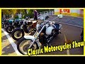 Classic Motorcycles Show &quot;OldCarLand&quot; 2018. Retro and Vintage Motorcycles 2018.