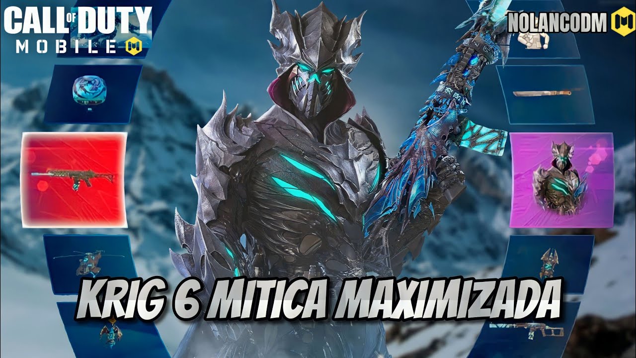 Krig 6 mítica al MAXIMO NIVEL!! 😍 | Ruleta + Max Nivel + Gameplay + Bonus CP | COD MOBILE