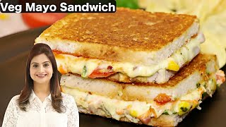 वेज चीज़ मायोनीस सैंडविच का येह नया तरीका सीखकर सभी पुराने तरीके भूल जाओगे | Veg Cheese Mayo Sandwich