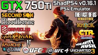 ShadPS4 on GTX 750 Ti - Test in 14 Games (PS4 Emulator)