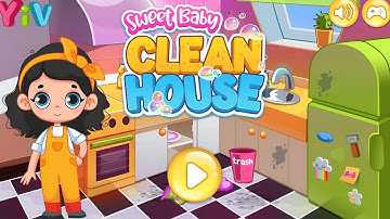 Sweet Baby Clean House Game Walkthrough Review #games #cleaning #gameplaywalkthrough #gameplay