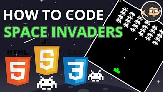 Code Space Invaders in Javascript HTML CSS screenshot 5