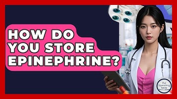 How Do You Store Epinephrine? - The Operating Table