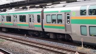 E231系1000番台ヤマU503編成+ヤマU64編成大宮駅発車