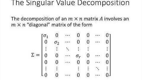 Linear Algebra - Lecture 42 - The Singular Value Decomposition