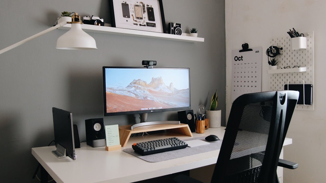 Desk Setup Tour Indonesia 2021 Work From Home YouTube