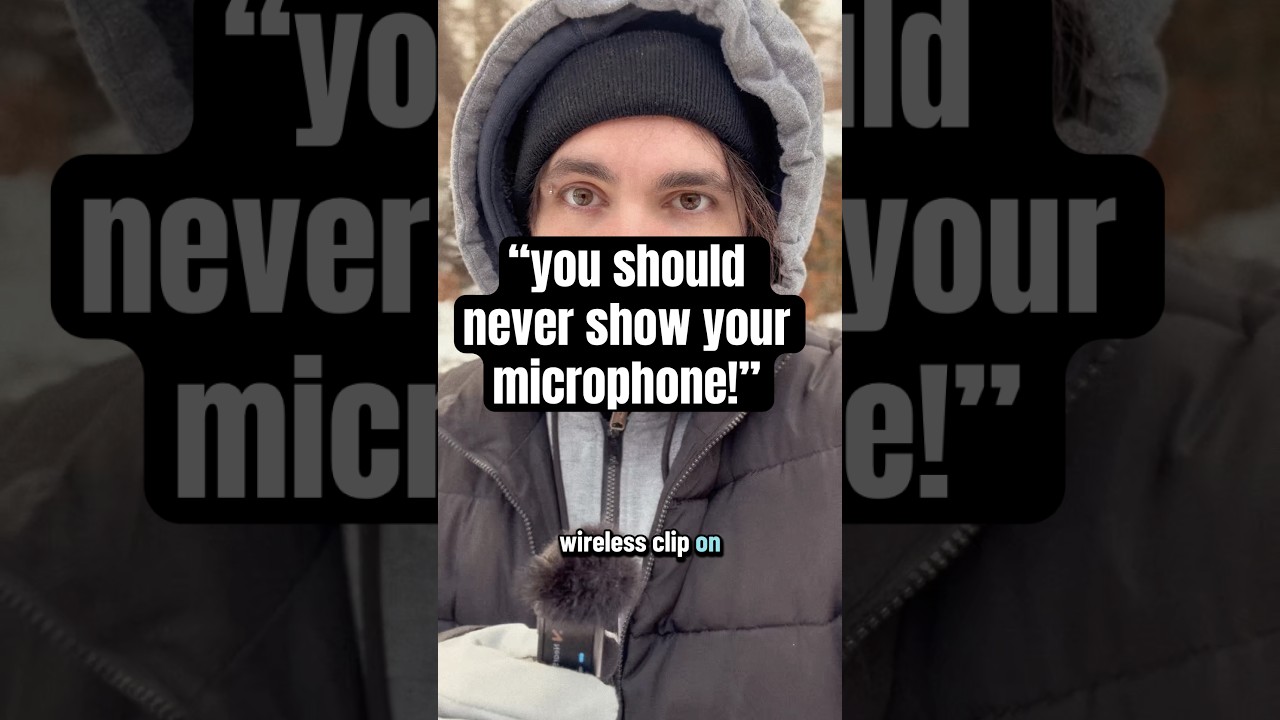 «Перестаньте держать беспроводной микрофон в руках!» 