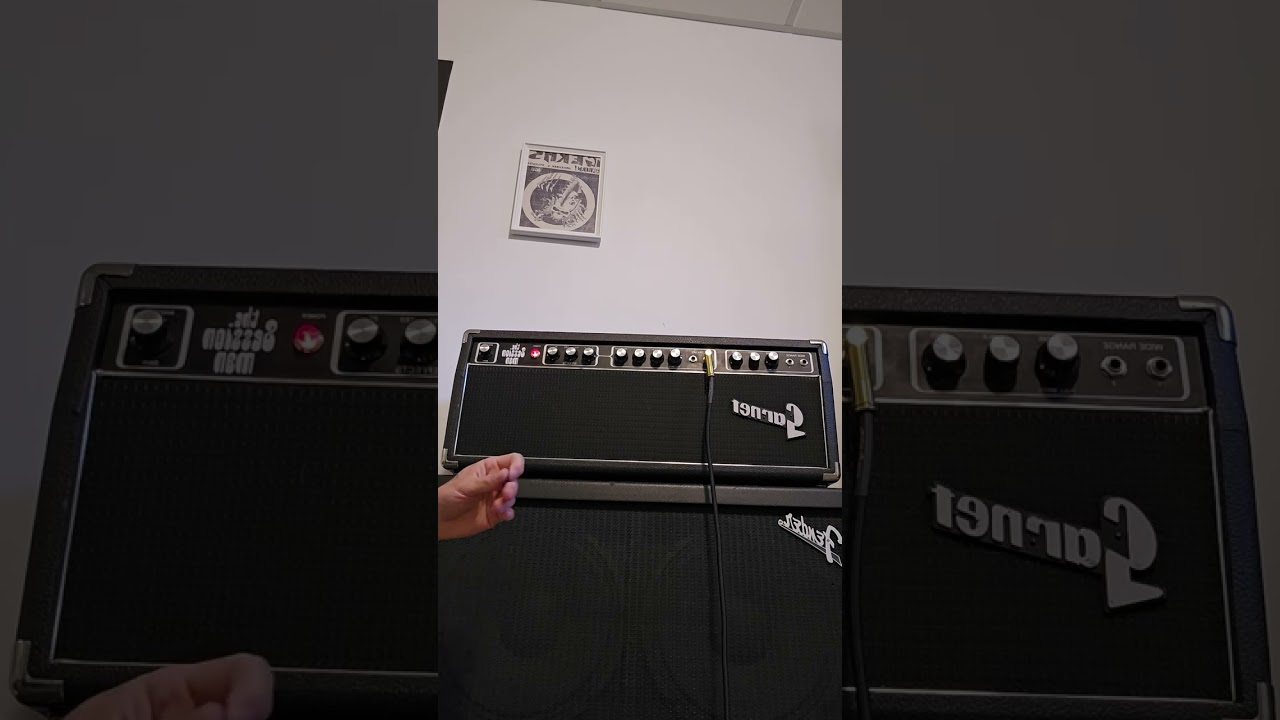 70s Garnet Session Man Tube Guitar Head