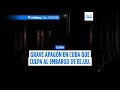 Cuba vuelve a quedarse a oscuras tras un nuevo apagón nacional y culpa al embargo de EE.UU.