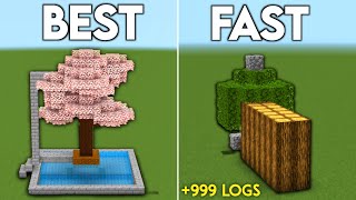 2 BEST TREE Farms For Minecraft 1.20 Tutorial ! (UNLIMITED WOOD)