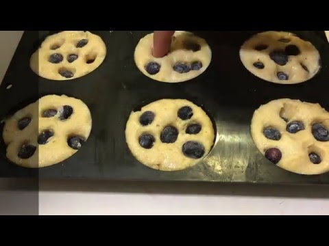 Low Carb High Fat Blueberry Muffins