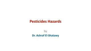 Pesticides Hazards