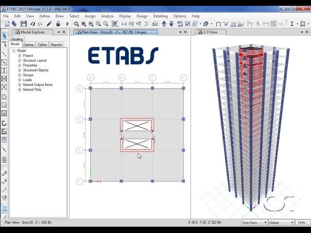 ETABS - 21 Performance-Based Design: Watch & Learn