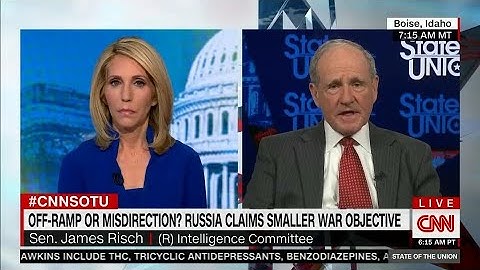 Senator Risch Joins Dana Bash on CNN