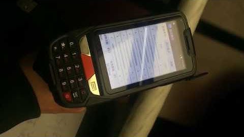 YANZEO UHF RFID Handheld reader testing ,Multi-label reading