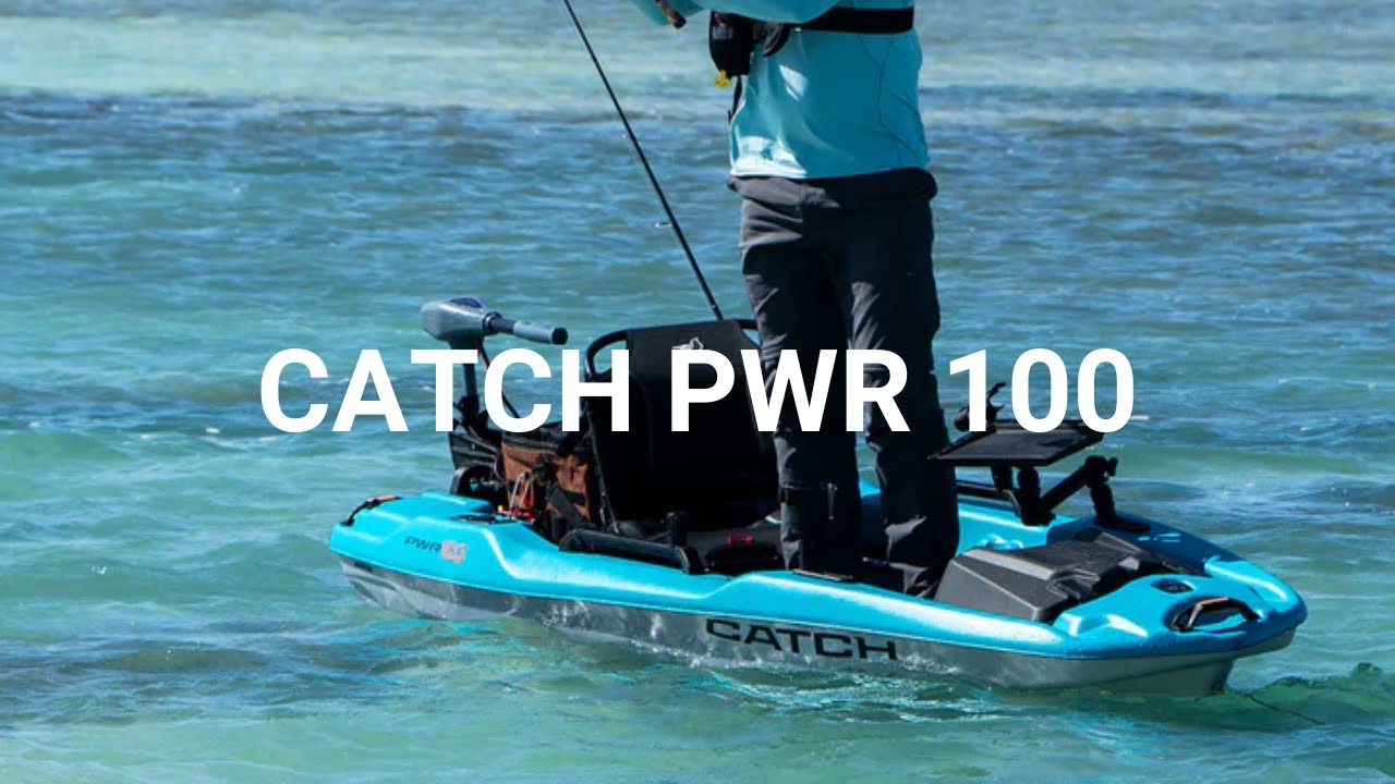  Pelican Catch PWR 100 - Sit-on-Top Fishing Kayak - Ergo360  Seating System - 10 ft - Light Kaki : Sports & Outdoors