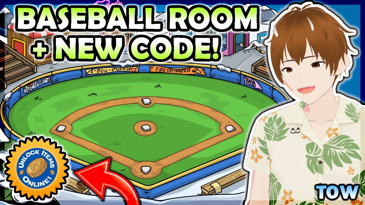 ⚾ NEW BASEBALL ROOM + BEE PLUSHIE CODE! 🐝 |  Club Penguin Rewritten