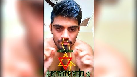 rubber neti | nasal cleansing yoga | ENT cleansing yoga