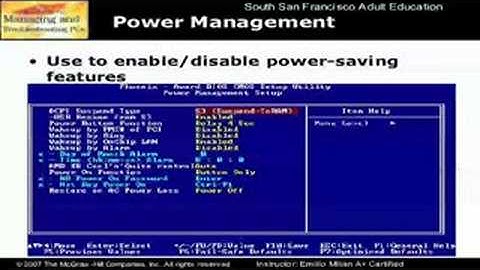 chap 5 Bios & Cmos - Learn computer repair & get Certified