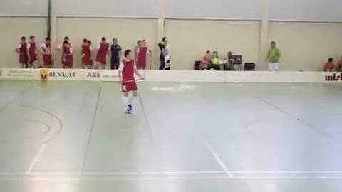 rzut karny-  unihokej