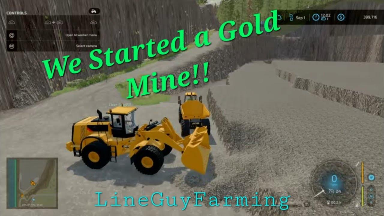 CAN You Mine Gold in FARMING SIMULATOR? YES!! Mason County Pt. 1 