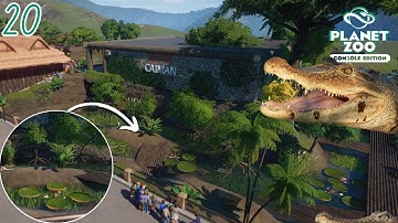 Building a spectacular SPECTACLED CAIMAN Exhibit | Planet Zoo Console Edition Franchise Mode
