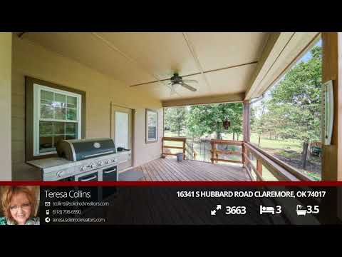 16341 S Hubbard Road, Claremore, OK home video tour