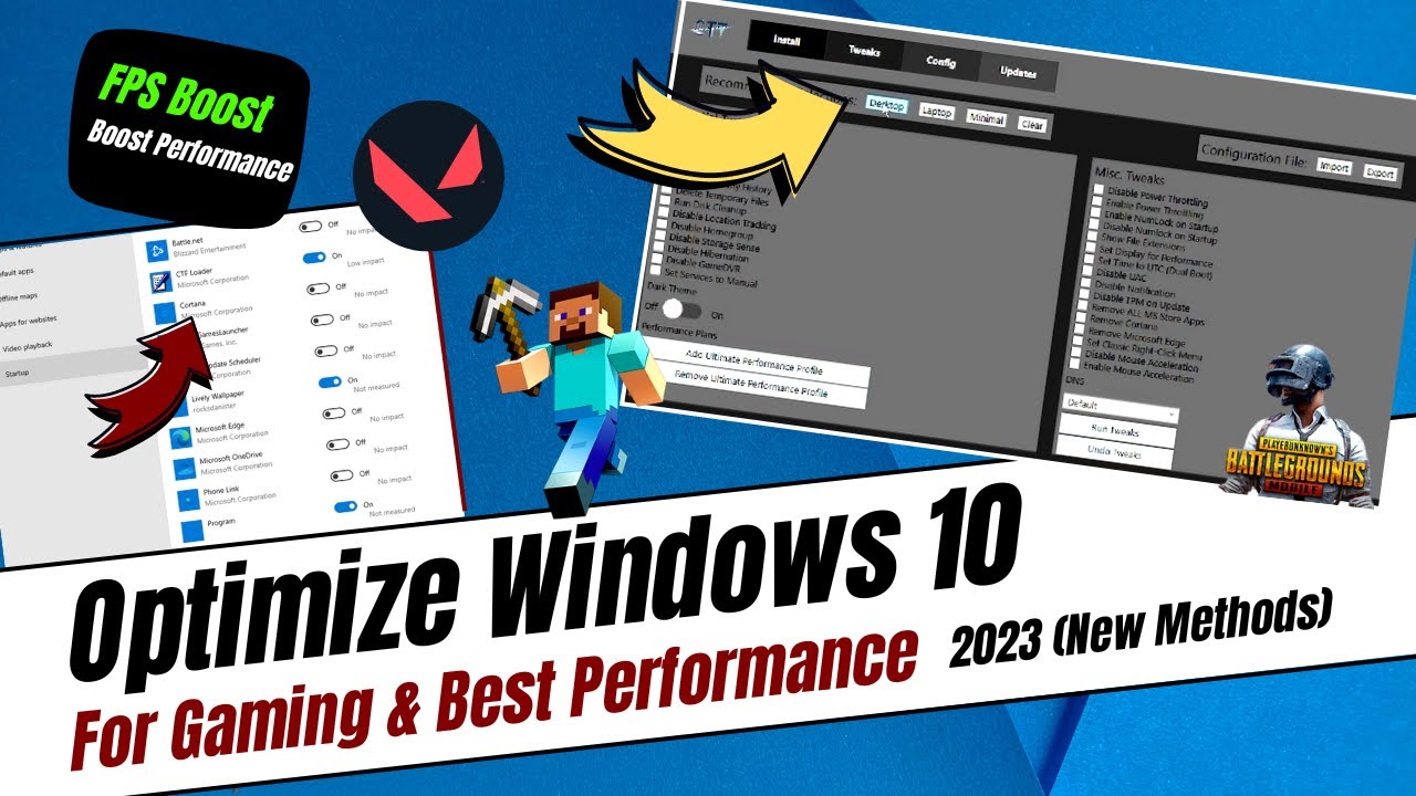 How to Optimize Windows 10 for Gaming & Fast Performance (2023) - YouTube