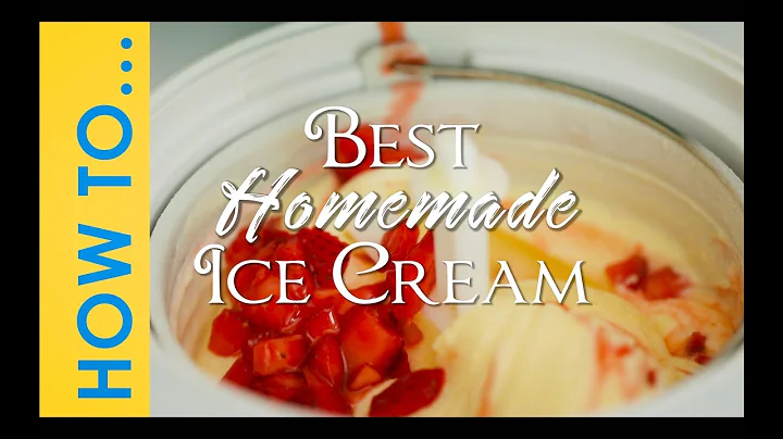 How To Make Ice Cream  -  The Only Recipe You Will Ever Need!