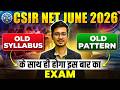 New syllabus or old syllabus in Part-A |  CSIR NET GENERAL APTITUDE