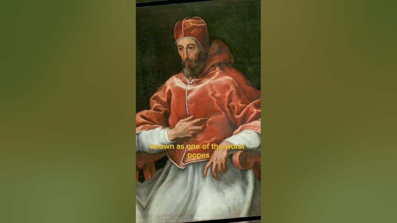 Most evil Popes in history #4 #religion #Catholics #pope #christianity #Vatican
